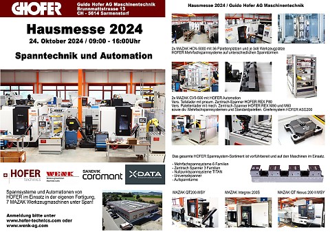 Hausmesse 24. Oktober 2024